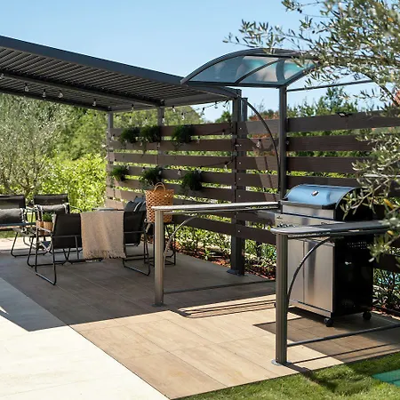 度假居 Atemberaubende Mit Privatpool, Sauna, Billard, Kicker, Heimtrainer, Bbq 波雷奇